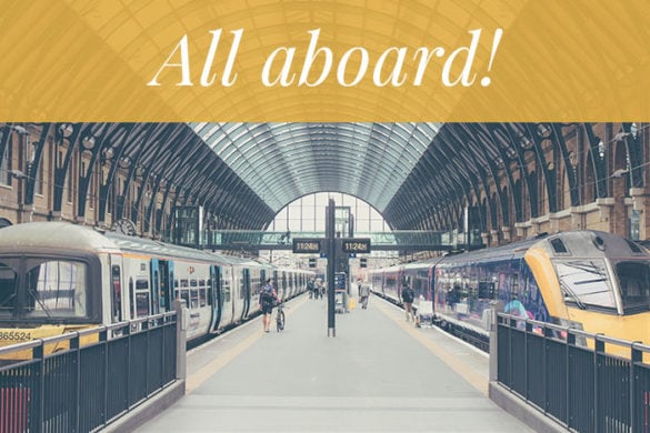 All aboard! The Art of Money 2019 train is leaving the station!
