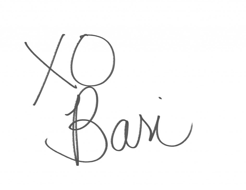 Bari's signature