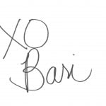 Bari's signature